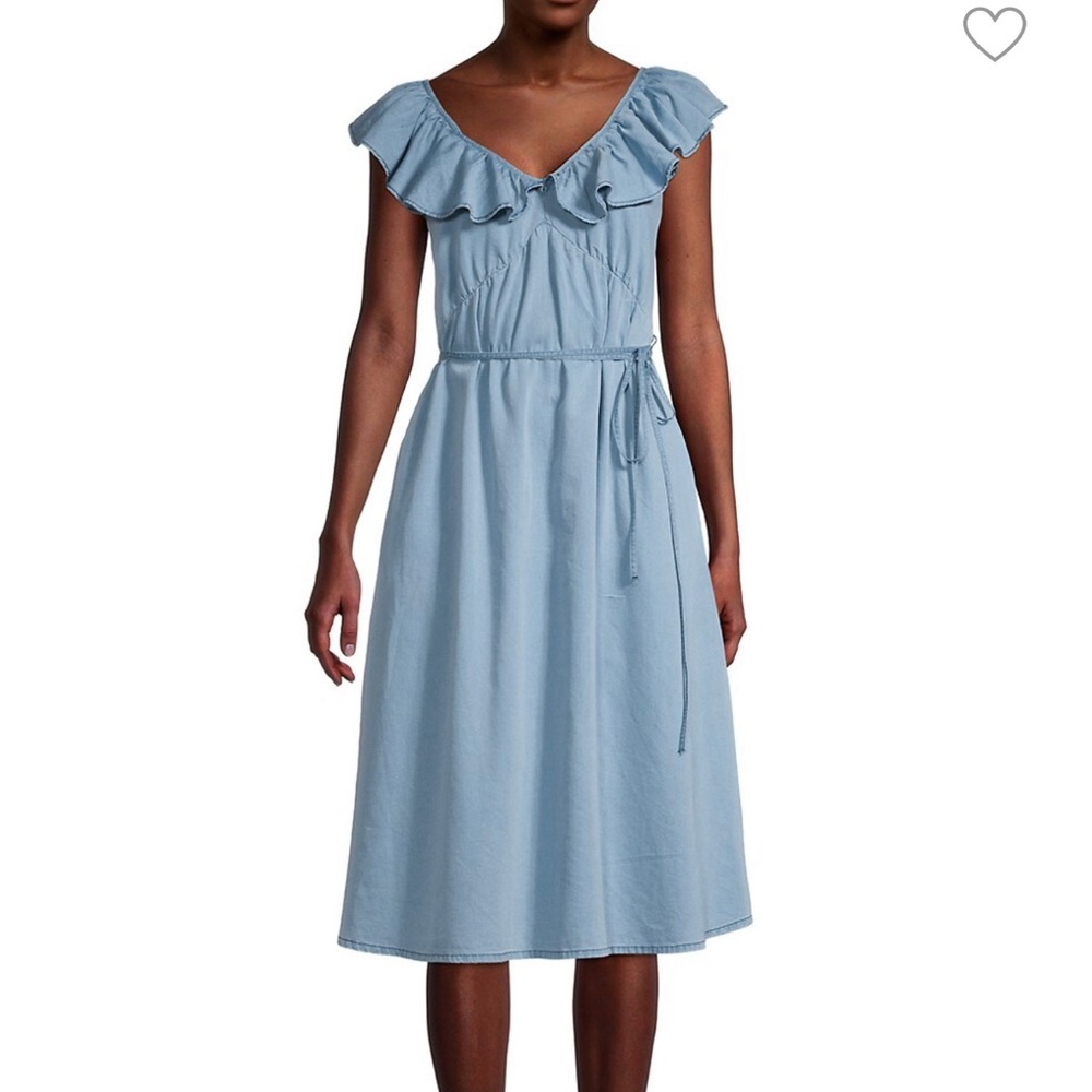 FRENCH CONNECTION
Sisay Chambray Belted Dress size 4